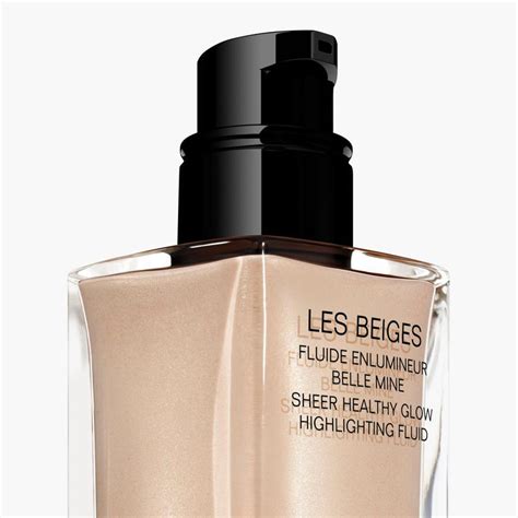 les beiges highlighting fluid chanel|chanel les beiges no 20.